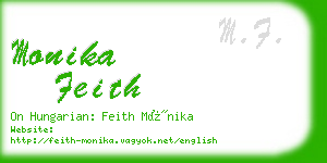 monika feith business card